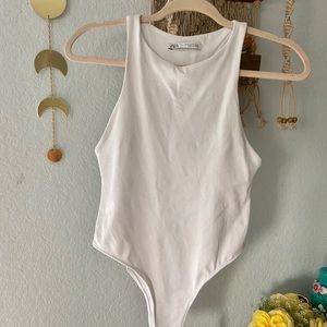 Zara White Bodysuit